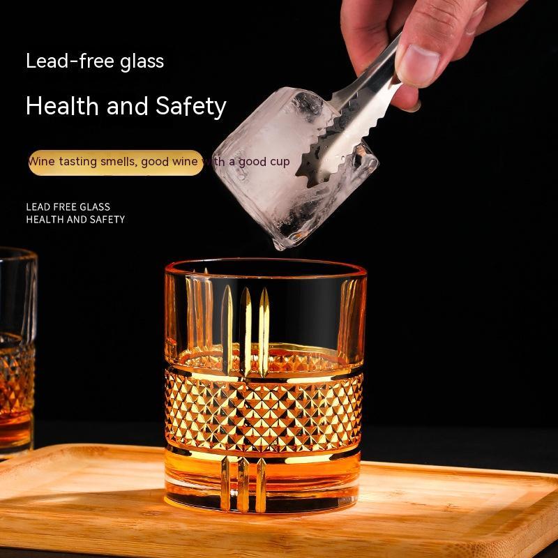 Gold Whiskey Glass