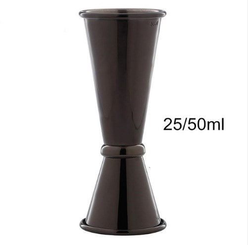 Cocktail Bar Jigger Stainless Steel Japanese Design Jigger Double Spirit Measuring Cup Bartender