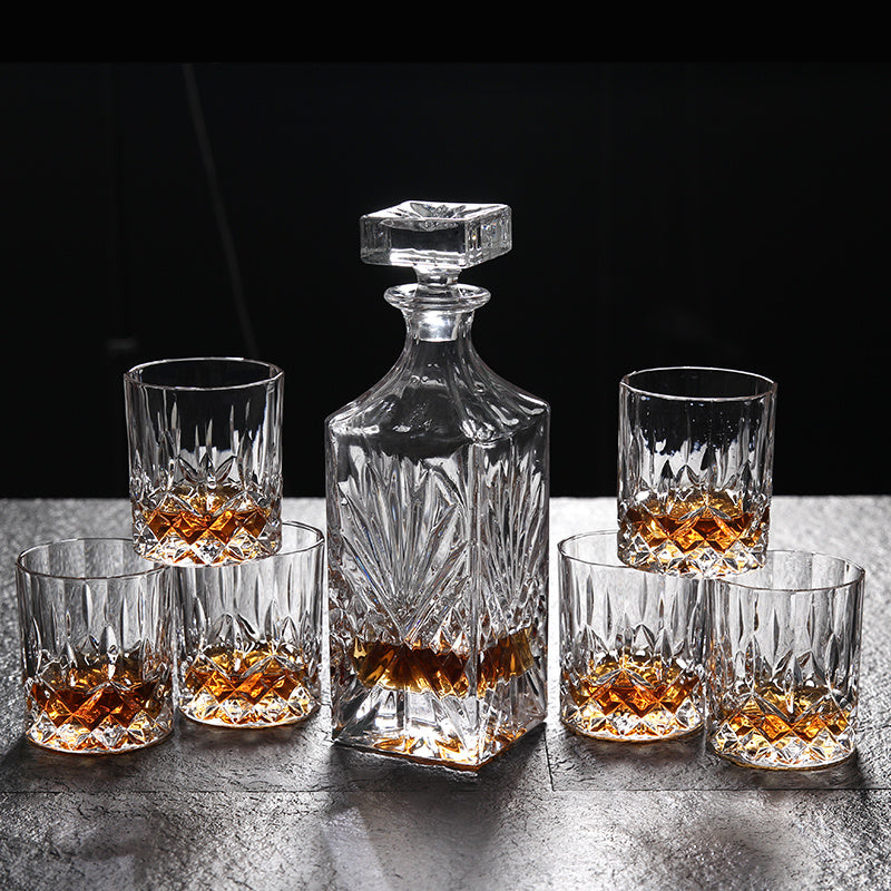 Lead-Free Crystal Glass Whiskey Glass Set