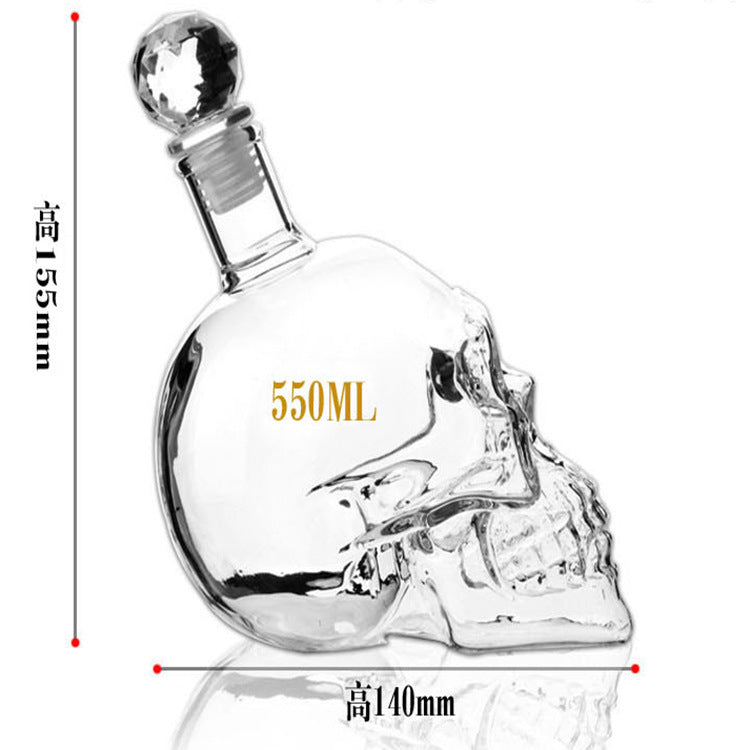 Skull Wine Bottle