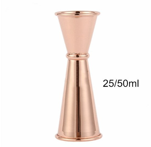 Cocktail Bar Jigger Stainless Steel Japanese Design Jigger Double Spirit Measuring Cup Bartender