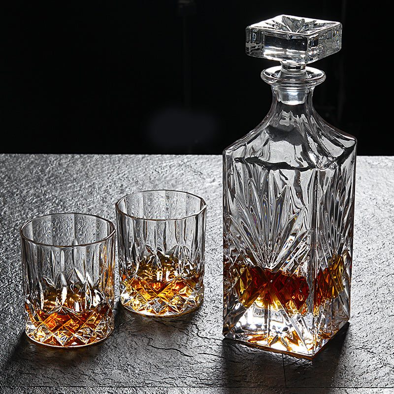 Lead-Free Crystal Glass Whiskey Glass Set