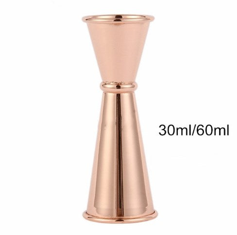 Cocktail Bar Jigger Stainless Steel Japanese Design Jigger Double Spirit Measuring Cup Bartender